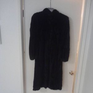 Beautiful Full length Genuine Mink Fur Coat